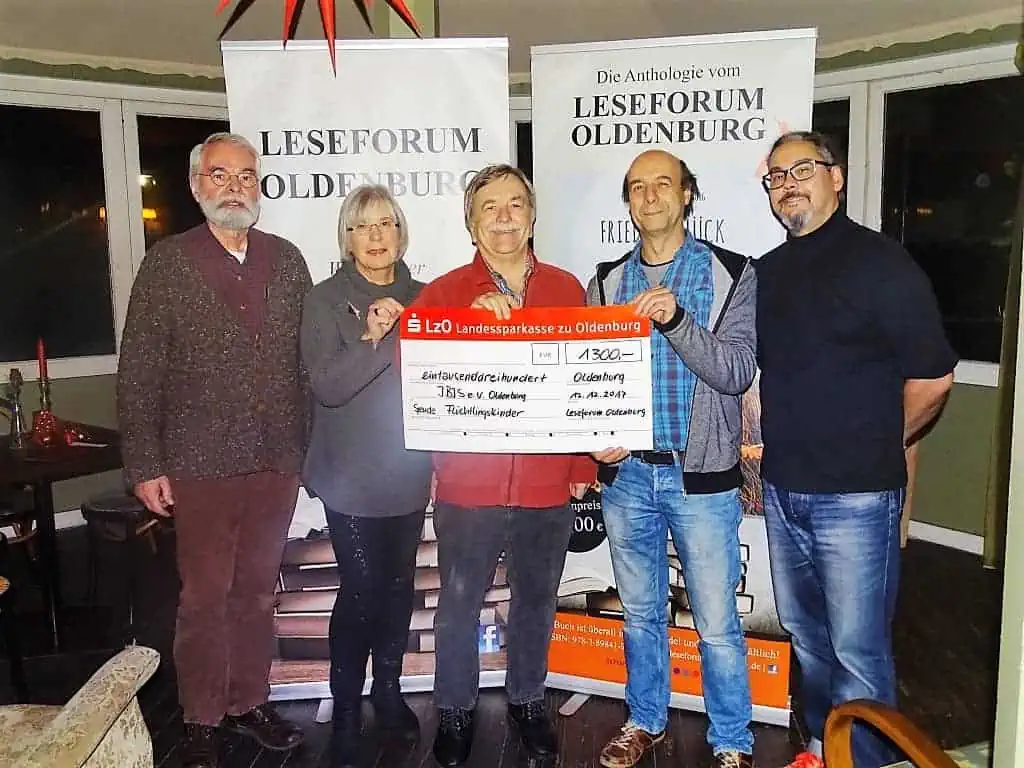Spende des Oldenburger Leseforums für IBIS e.V.
