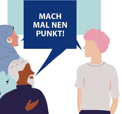 Bild vom Flyer_Ausschnitt, Mach mal nen Punkt
