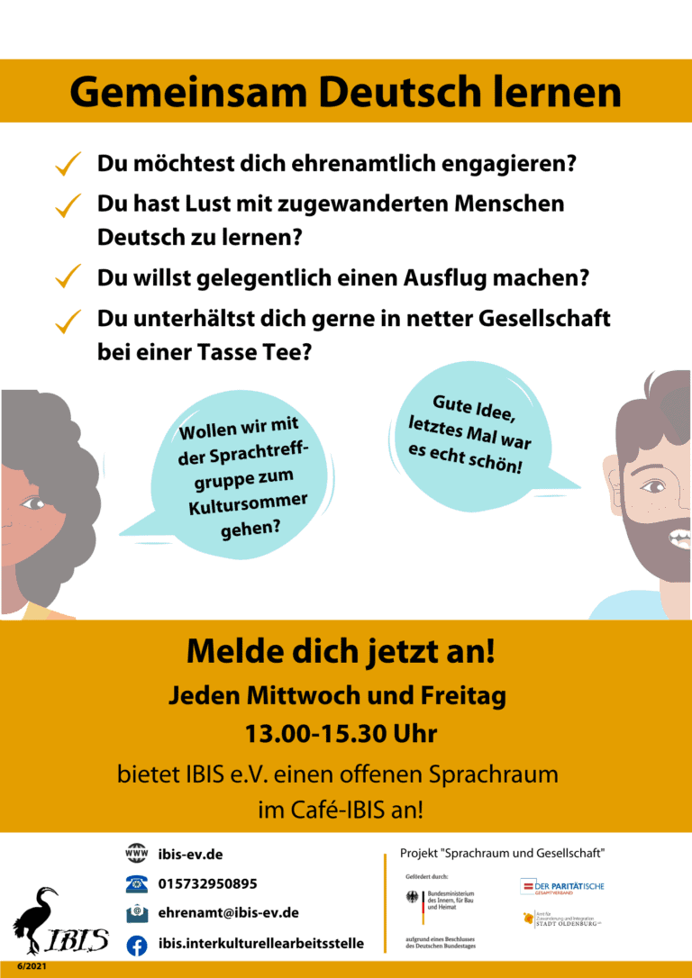 Archiv 11 Sprachraum 2021 Poster Flyer Ehrenamtliche FINAL 62021