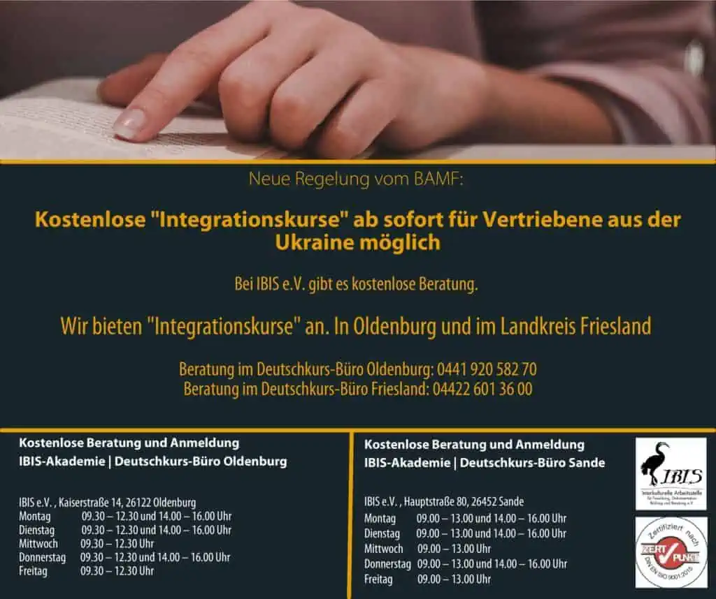 Integrationskurse Ukrainerinnen
