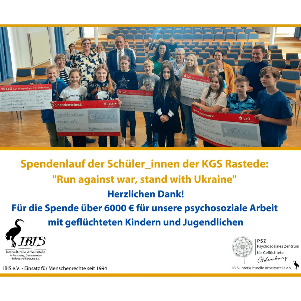 Post Spende KGS Rastede Facebook Beitrag Instagram Post