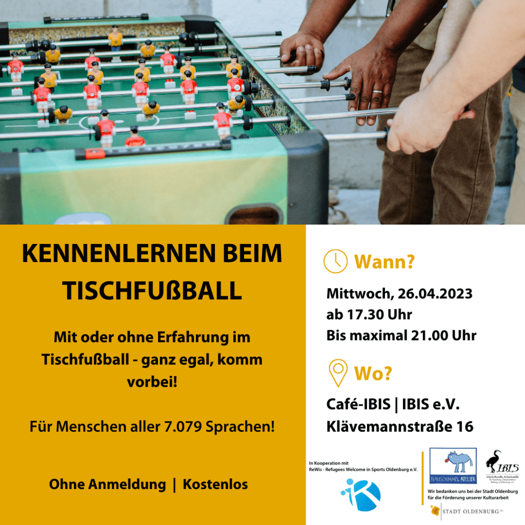 Einladung Instagram Post Kennenlernen beim Tischfussball Dezember 22 1