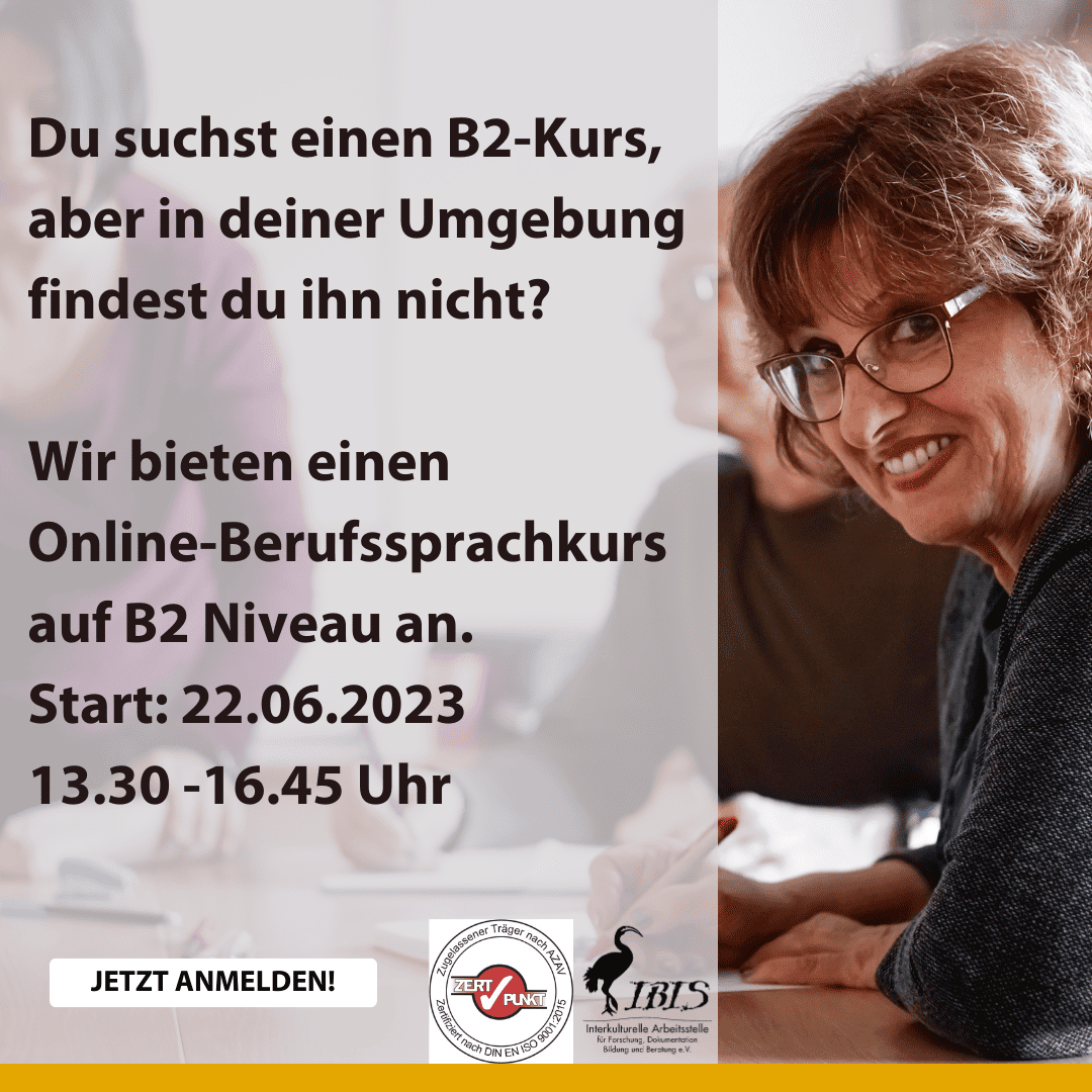 Neuer Online-Deutschkurs B2