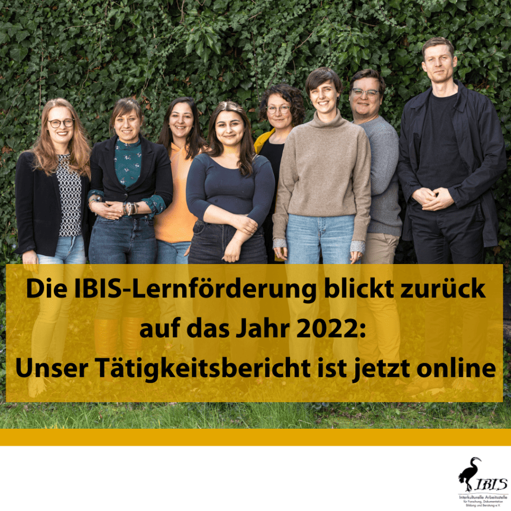 Die IBIS-Lernförderung blickt zurück auf das Jahr 2022 9 Lernfoerderung