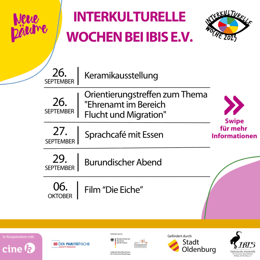 Interkulturelle Wochen bei IBIS e.V. 2 Interkulturelle Woche Desginvorlagen 1