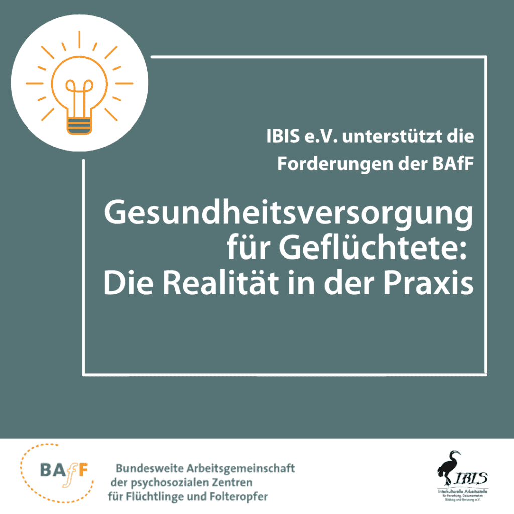 Realitätscheck: Was die aktuelle Debatte nicht erwähnt 1 Gesundheitsversorgung fuer Gefluechtete Die Realitaet in der Praxis