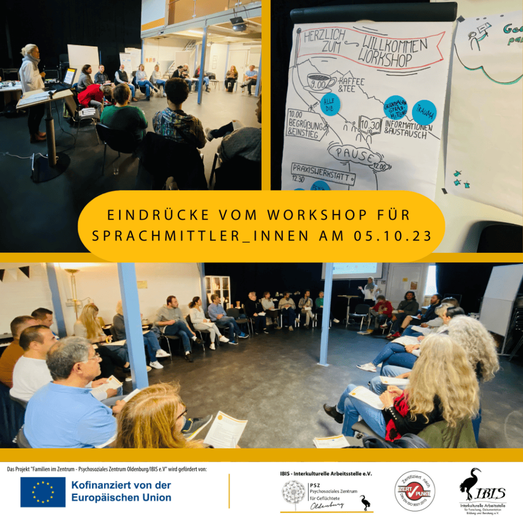 Eindrücke vom Workshop für Sprachmittler_innen am 05.10.23 7 Beitrag 5.10.23 Nachberichterstattung
