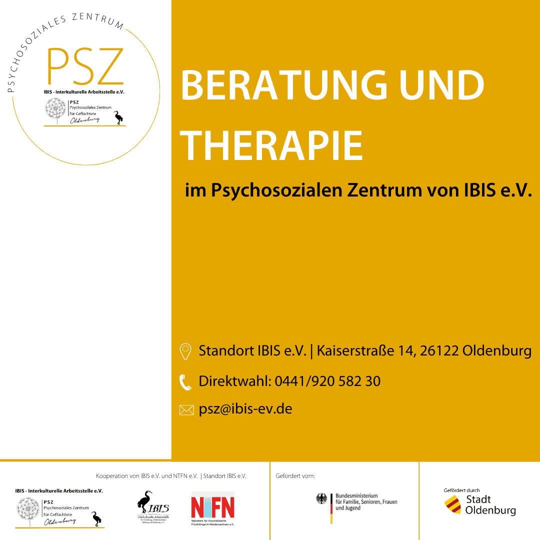 Das Psychosoziale Zentrum bei IBIS e.V. in Oldenburg