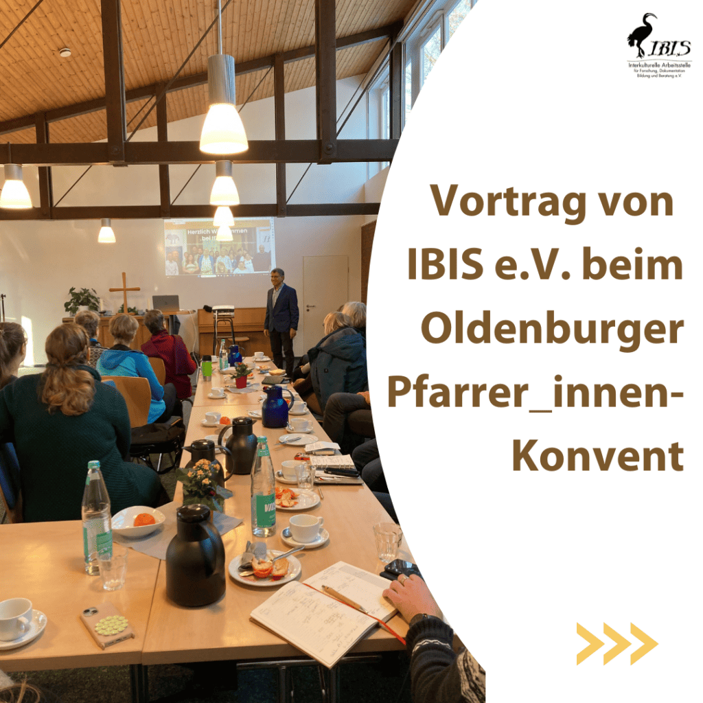 Vortrag von IBIS e.V. zum aktuellen Fluchtgeschehen 2 Vortrag beim Oldenburger Pfarrer_innen-Konvent