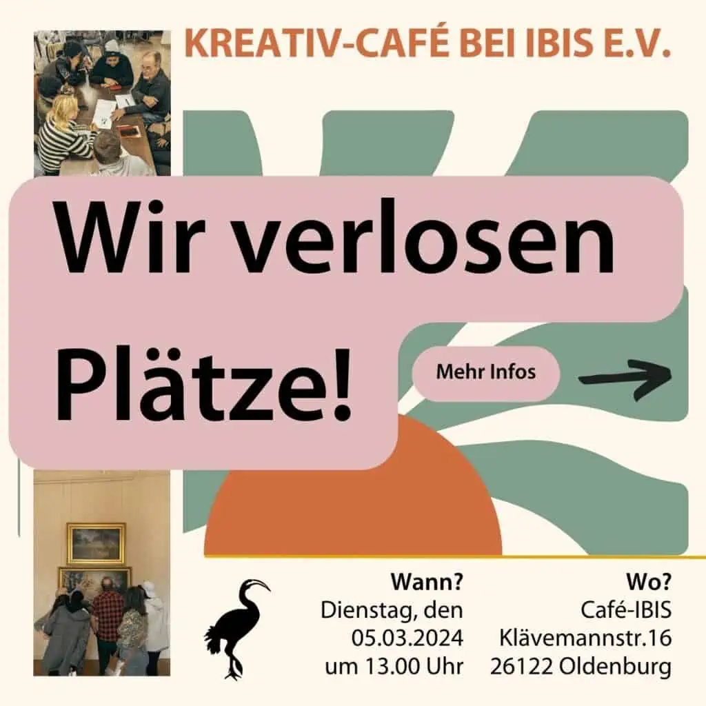 Verlosung der Plätze im Kreativ-Café