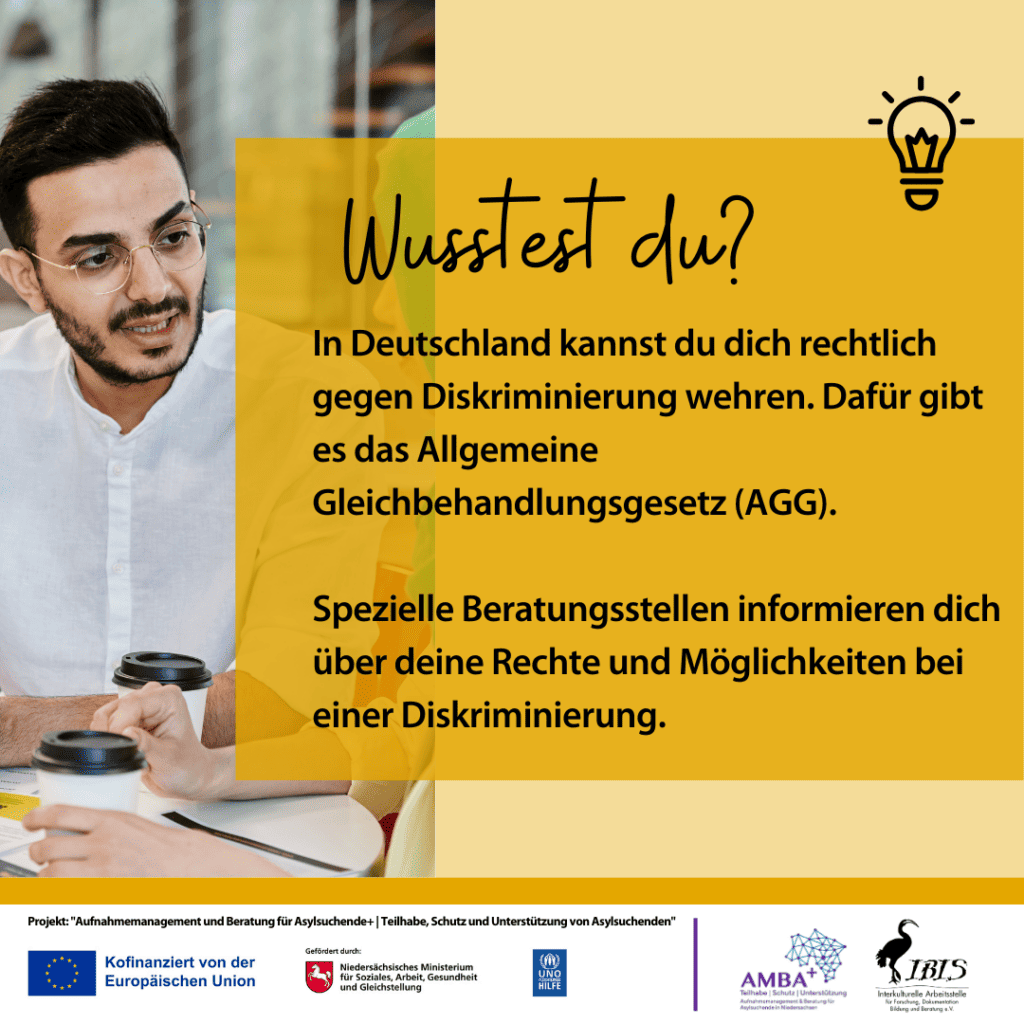 Wusstest du? Savais-tu? Did you know? 3 Allgemeines Gleichbehandlungsgesetz