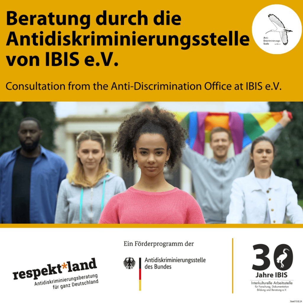 Beratung durch die Antidiskriminierungsstelle 5 Antidiskriminierungsstelle_respektland_ADS