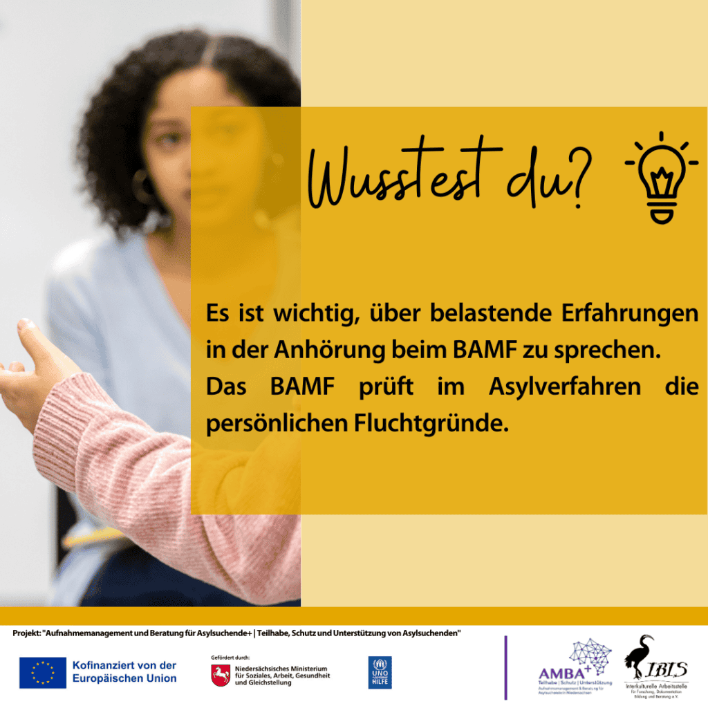 Wusstest du? Savais-tu? Did you know? 1 Beurteilung durch das BAMF