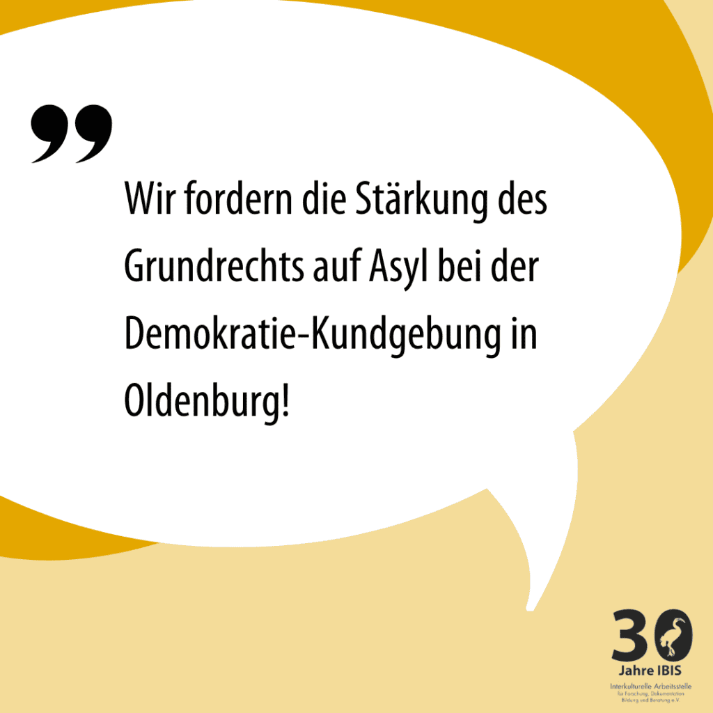 Aktuelles Beitrag Kundgebung fuer die Demokratie