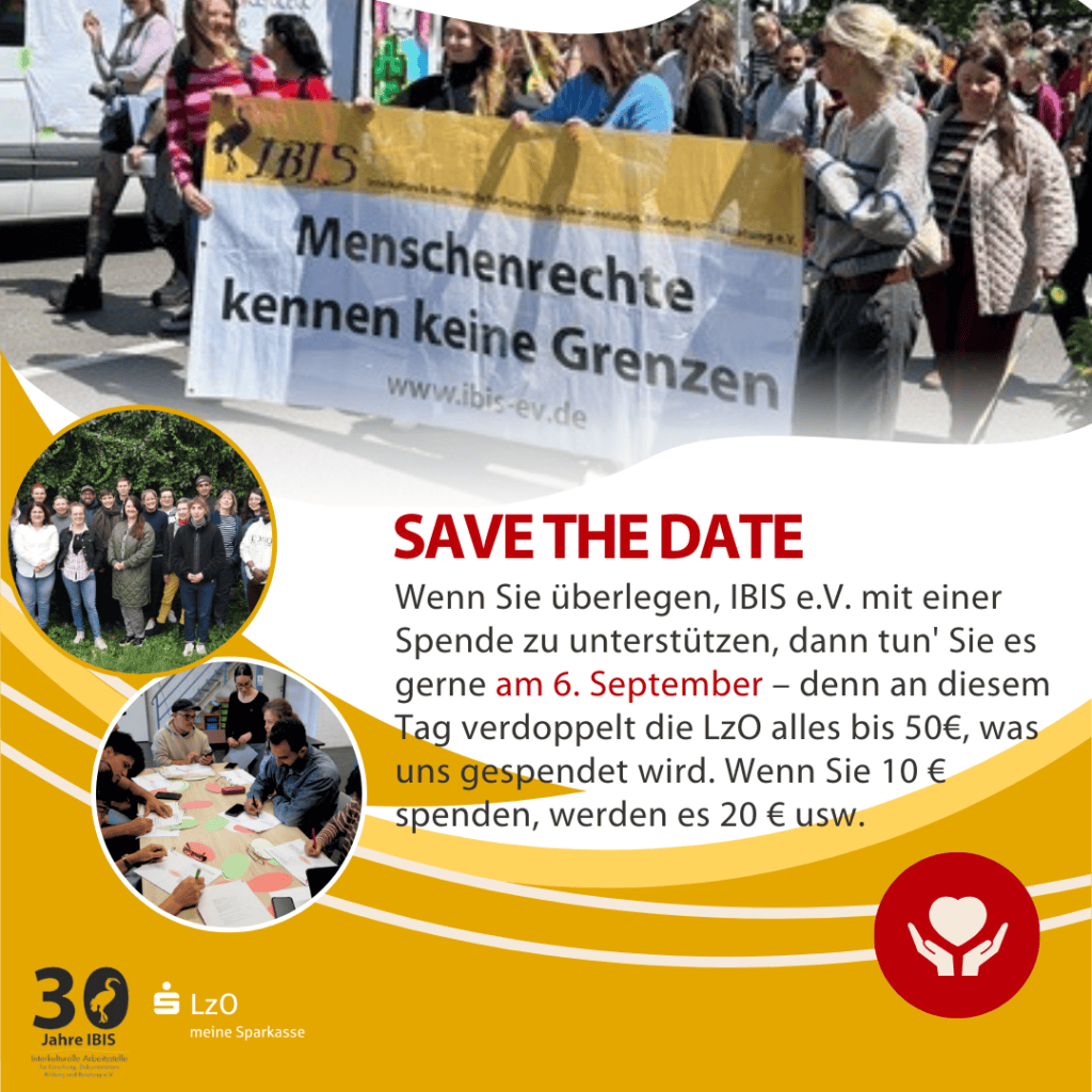 Save the date - Am 6.9. wird jede Spende verdoppelt 2 Newsletter 3