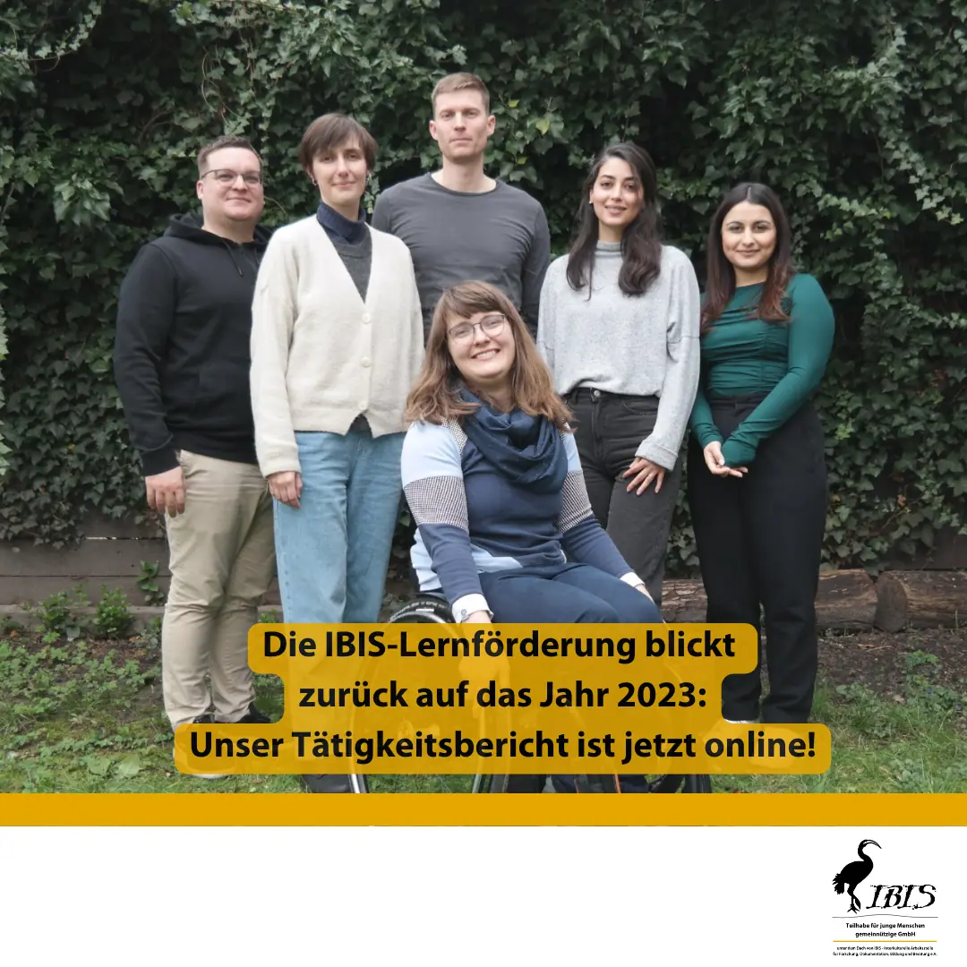 Der Tätigkeitsbericht der IBIS-Lernförderung ist online