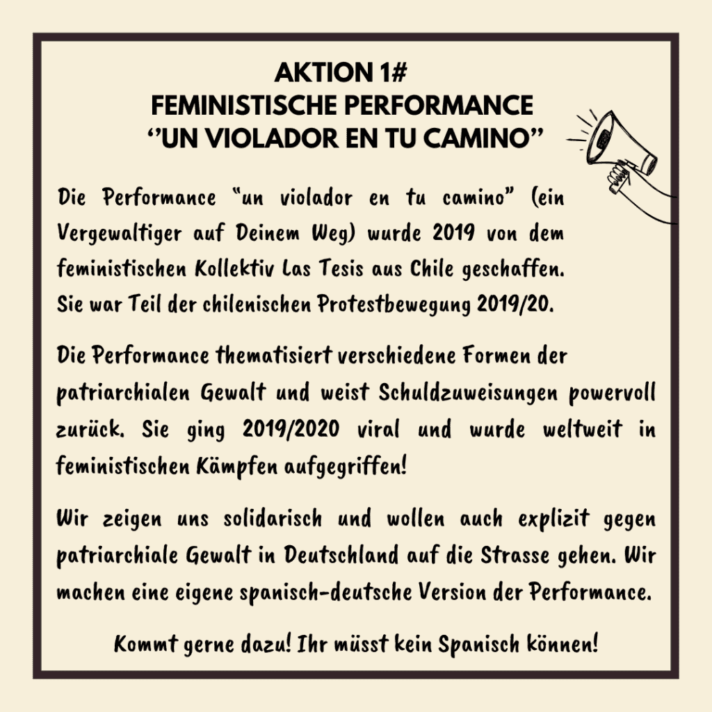 Aktion #1 zum Tag gegen patriarchale Gewalt 7 5