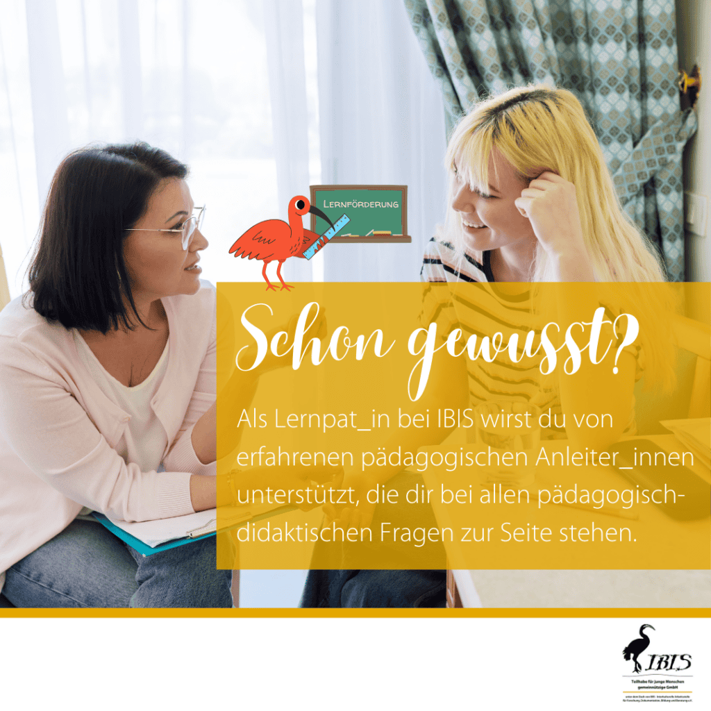 Kinder und Jugendliche beim Lernen unterstützen 4 ENTWURF LernpatIn infoposts 3