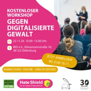 Workshop gegen Hassrede im Netz