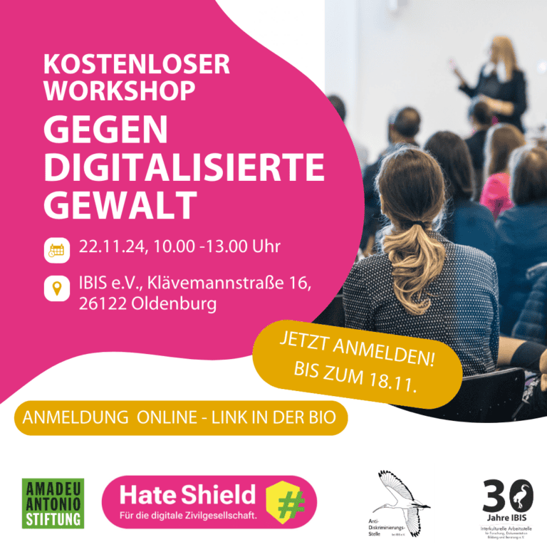 Workshop gegen Hassrede im Netz