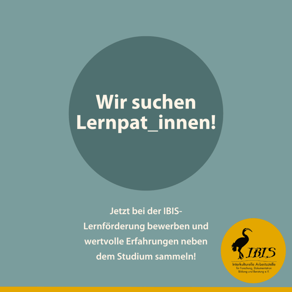 Wir suchen Lernpat_innen! 1 Suche Lernpat innen Aktuelles