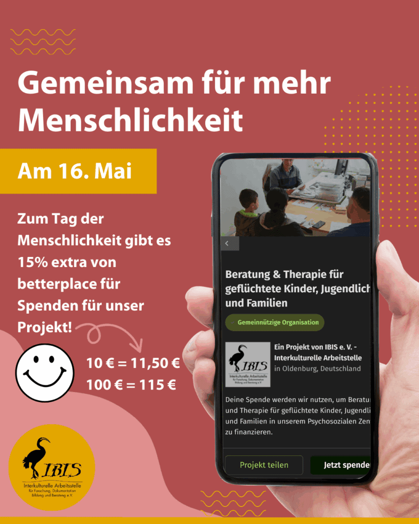 Spendenaktion für den 16. Mai, Betterplace Stockt auf