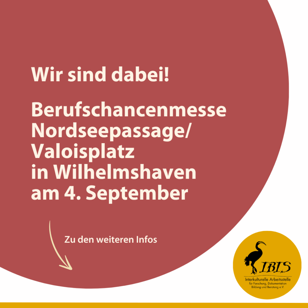 Berufschancenmesse in Wilhelmshaven am 4. September 2025 von 11.00 bis 16.00 Uhr 1 Aktuelles Beitrag Berufschancenmesse in WHV