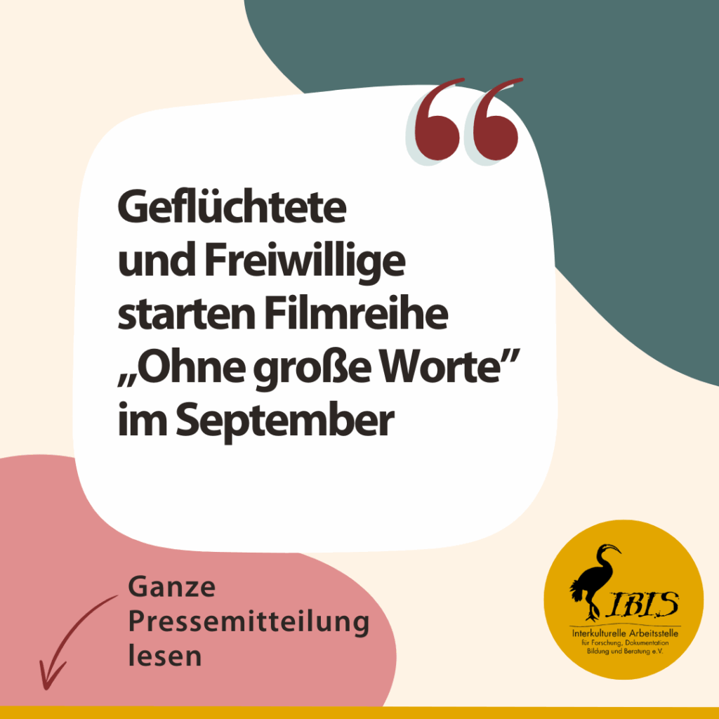 Filmreihe "Ohne große Worte" startet