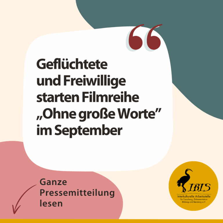 Filmreihe "Ohne große Worte" startet