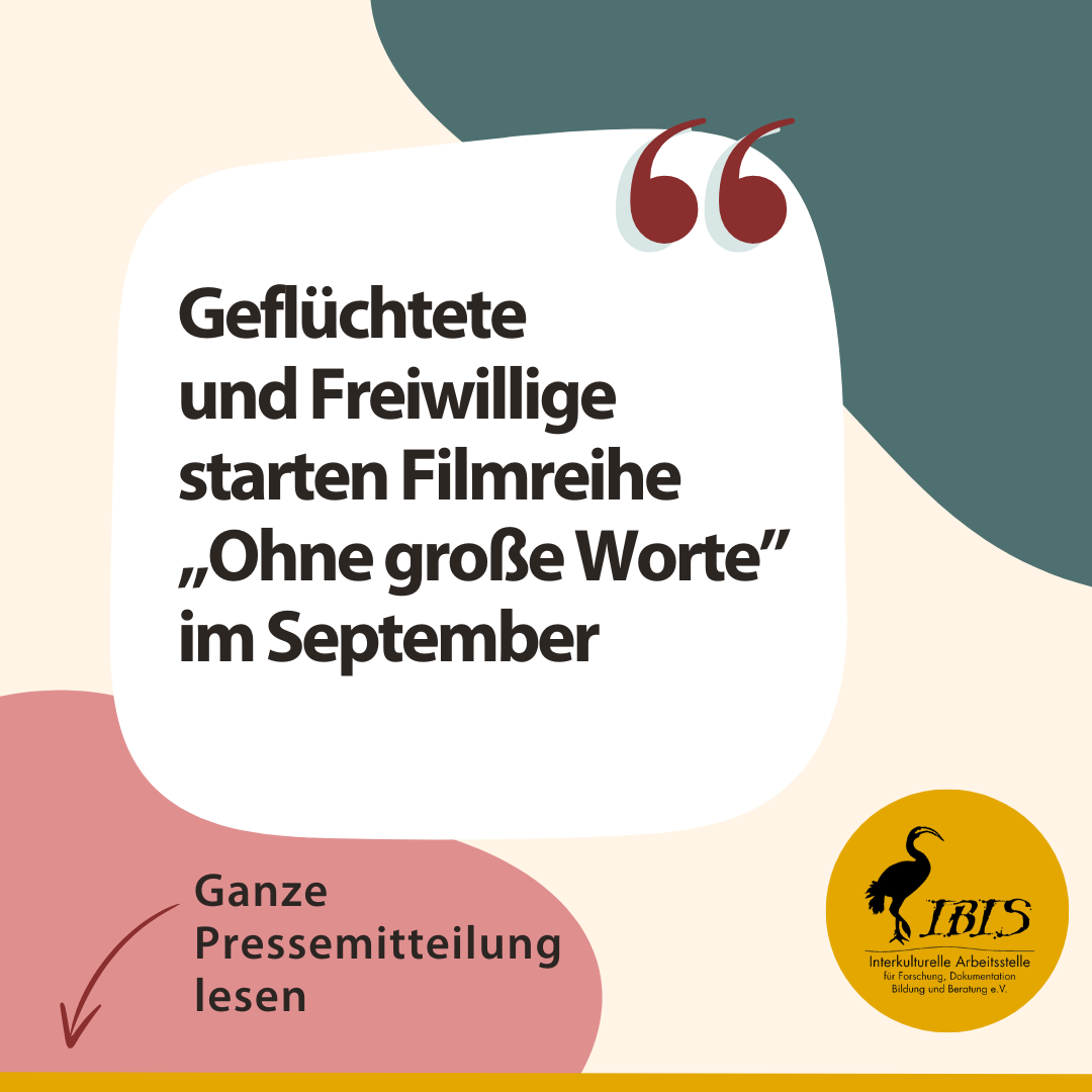 Filmreihe "Ohne große Worte" startet