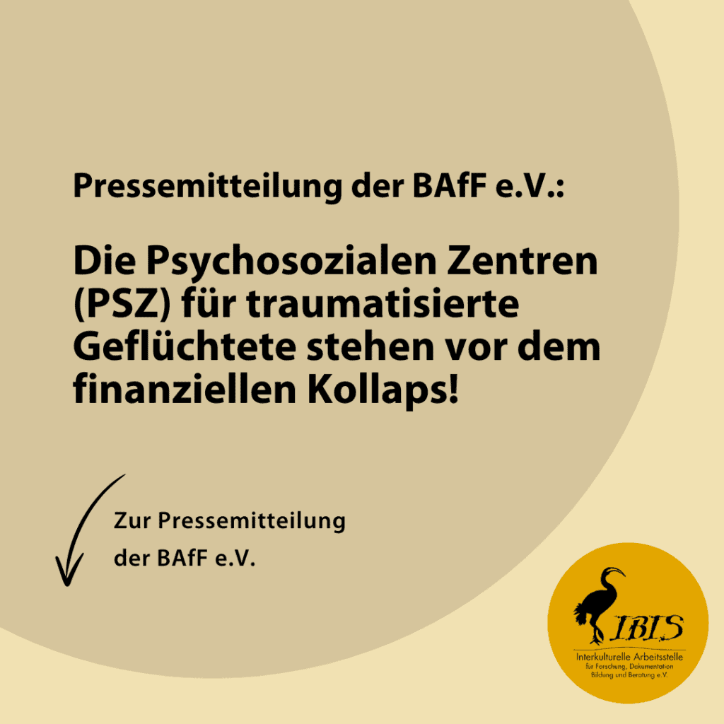 Pressemitteilung der BAfF e.V. 1 Aktuelles Zentrumueberleben 1