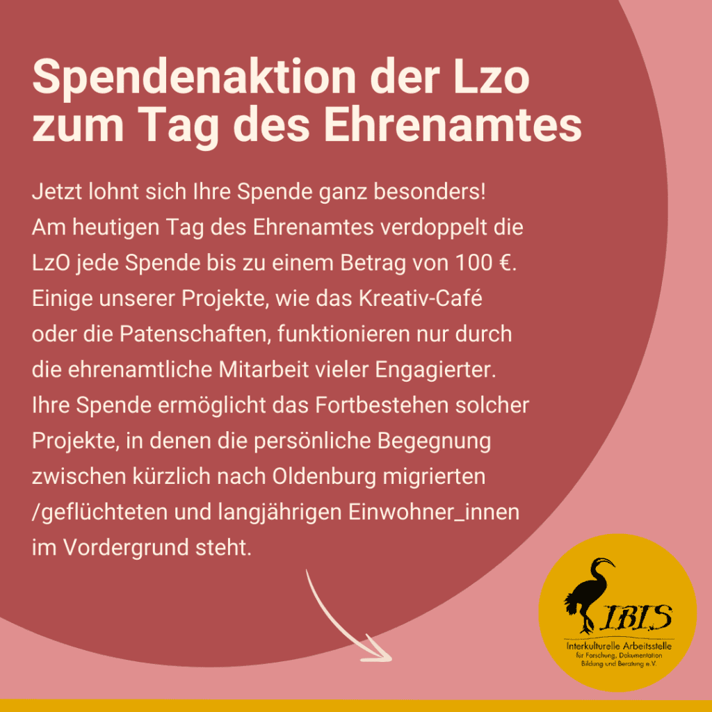 Spendenaktion der LzO zum Tag des Ehrenamtes 1 Aktuelles Spendenaktion 5.12