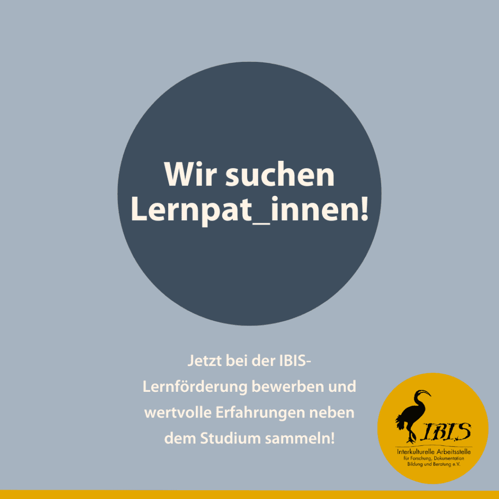 Wir suchen Lernpat_innen! 1 Suche Lernpat innen Aktuelles