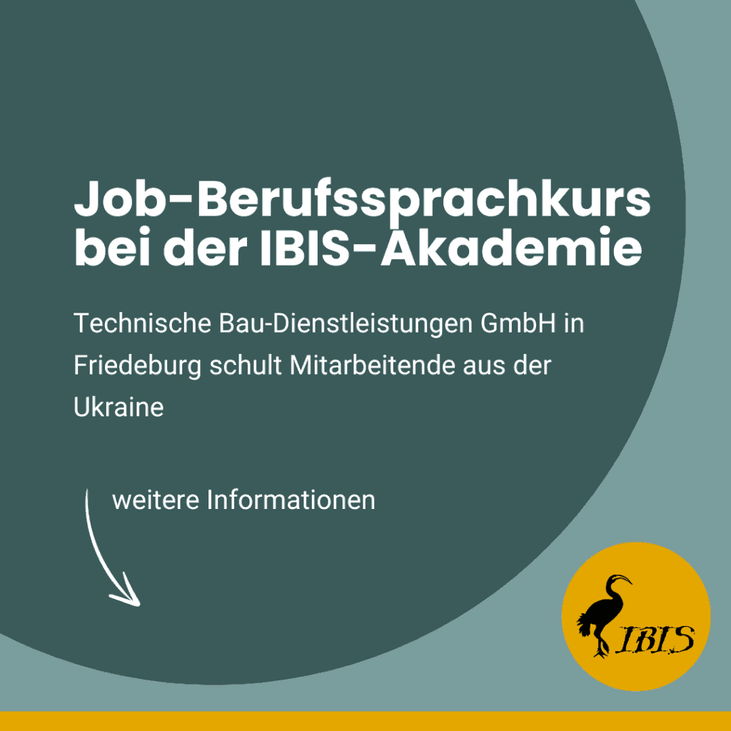 Aktuelles TBD Berufssprachkurs