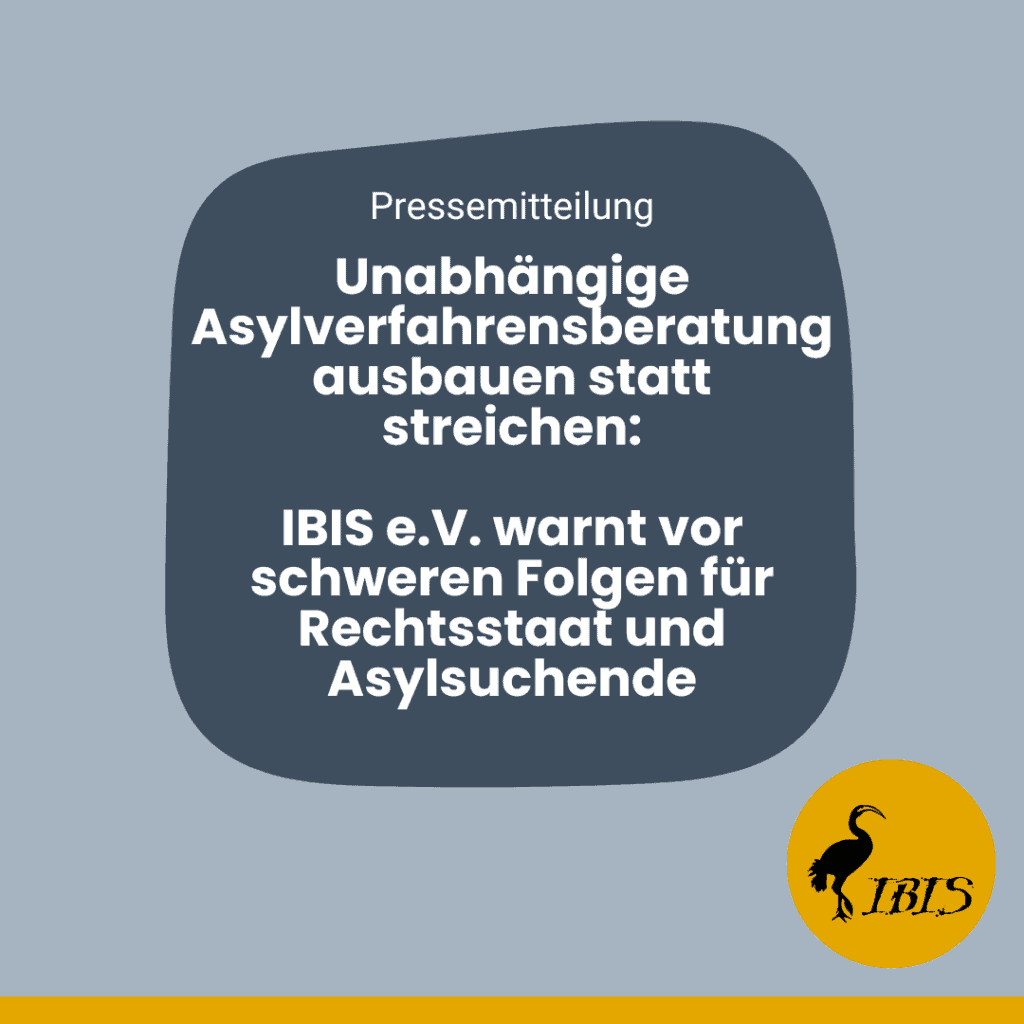 Pressemitteilung Asylverfahrensberatung