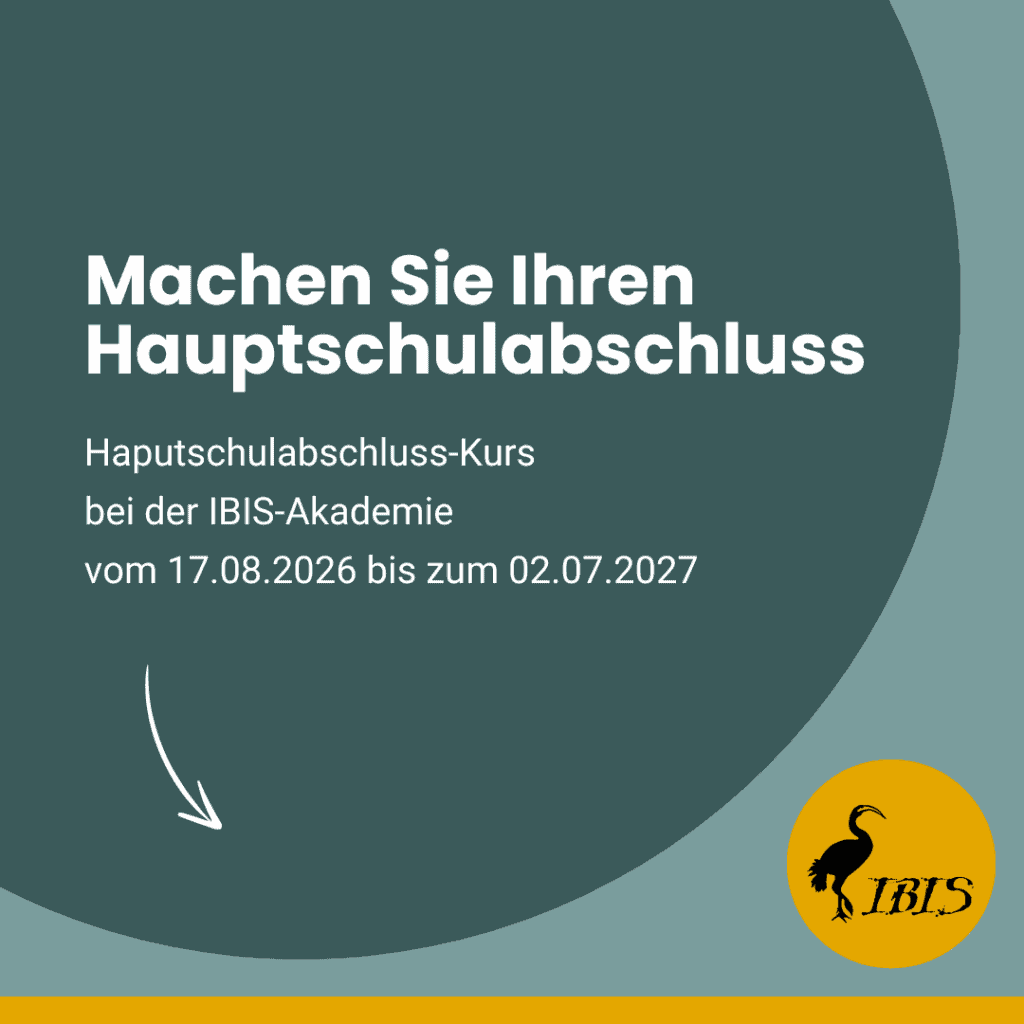 Aktuelles Hauptschulabschlusskurs